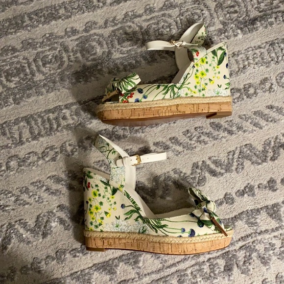 new *** Tory Burch penny 120mm wedge sandal BRAND NEW - Picture 1 of 10